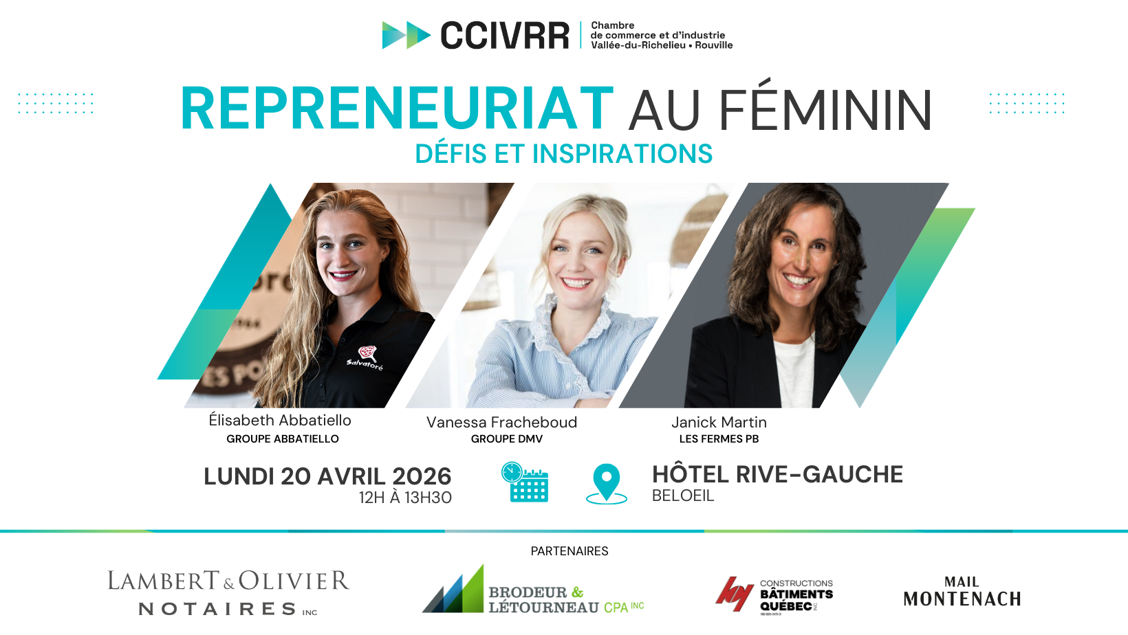 Dîner femmes d&rsquo;affaires